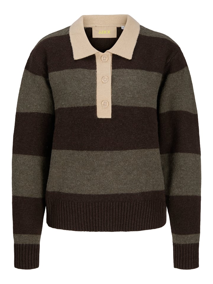 JJXX Pullover "Ruby" in Braun/ Grau - M