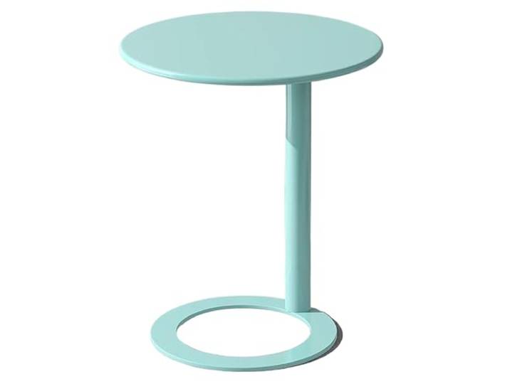 JIiopCFegh Stilvoller, platzsparender Beistelltisch aus Metall for Wohn(18.9″wx22″h,Blue B)