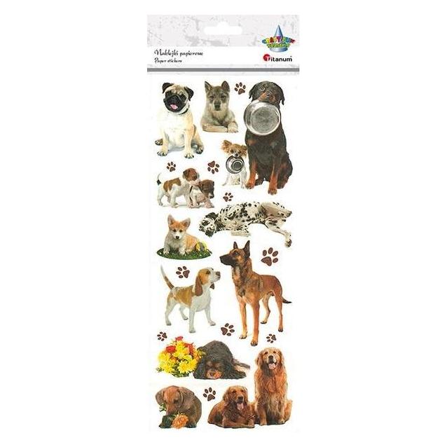 Hunde-Papieraufkleber (48997809)