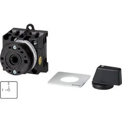 Eaton 009287 Umschalter, T0, 20 A, Zwischenbau, Basisschalter, 1 Baueinheit(en), Kontakte: 2, 90 °, Abwicklungs Nr. 15441 T0-1-15441/XZ