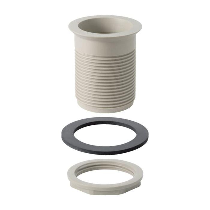 Geberit Ablaufventil 352328081 Rg 60 x 1/8", Rundgewinde, Kunststoff, kieselgrau