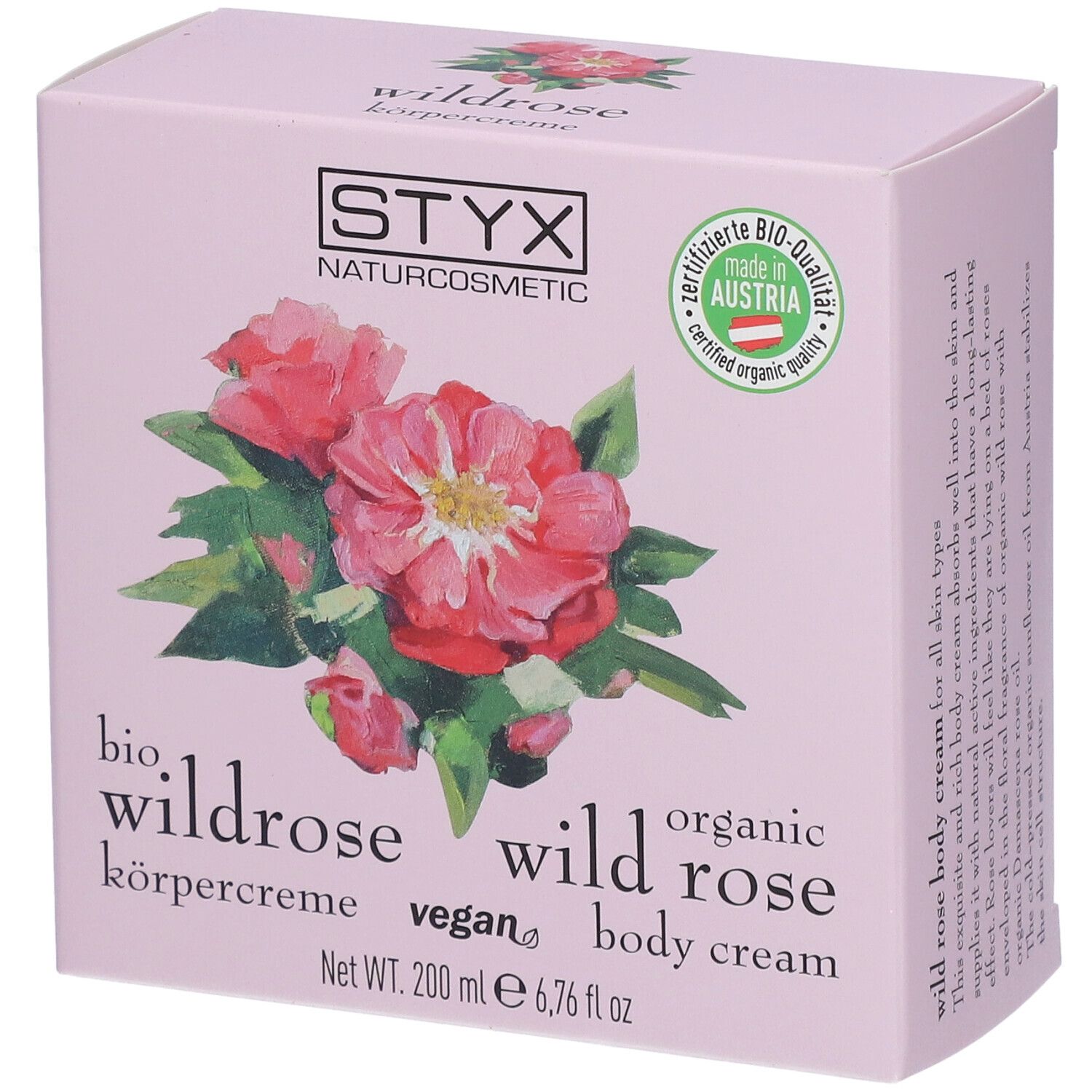 Styx Koerpcr Wildrose 200 ml Creme