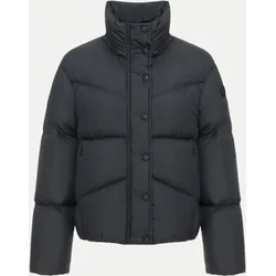 Cropped Daunenjacke Schwarz 38