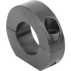 KLEMMRING MIT AUFLAGEFLÄCHE, GETEILT, D1=18, D2=40, B=13, STAHL 1.0503 BRÜNIERT