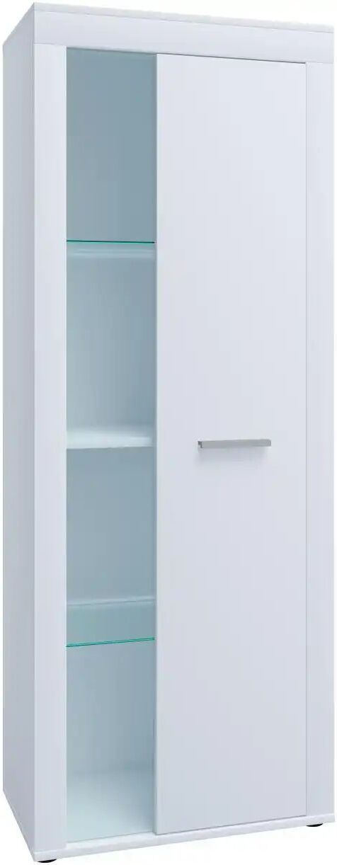Höffner Vitrine  Usilo ¦ weiß ¦ Maße (cm): B: 60 H: 159