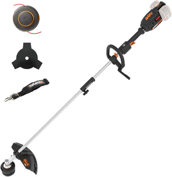 Worx NITRO WG186E.9 - Decespugliatore multifunzione a batteria - 40V - SENZA BATTERIA E CARICABATTERIE