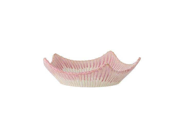 Bloomingville - Coupe Floral - Rose - Grès émaillé