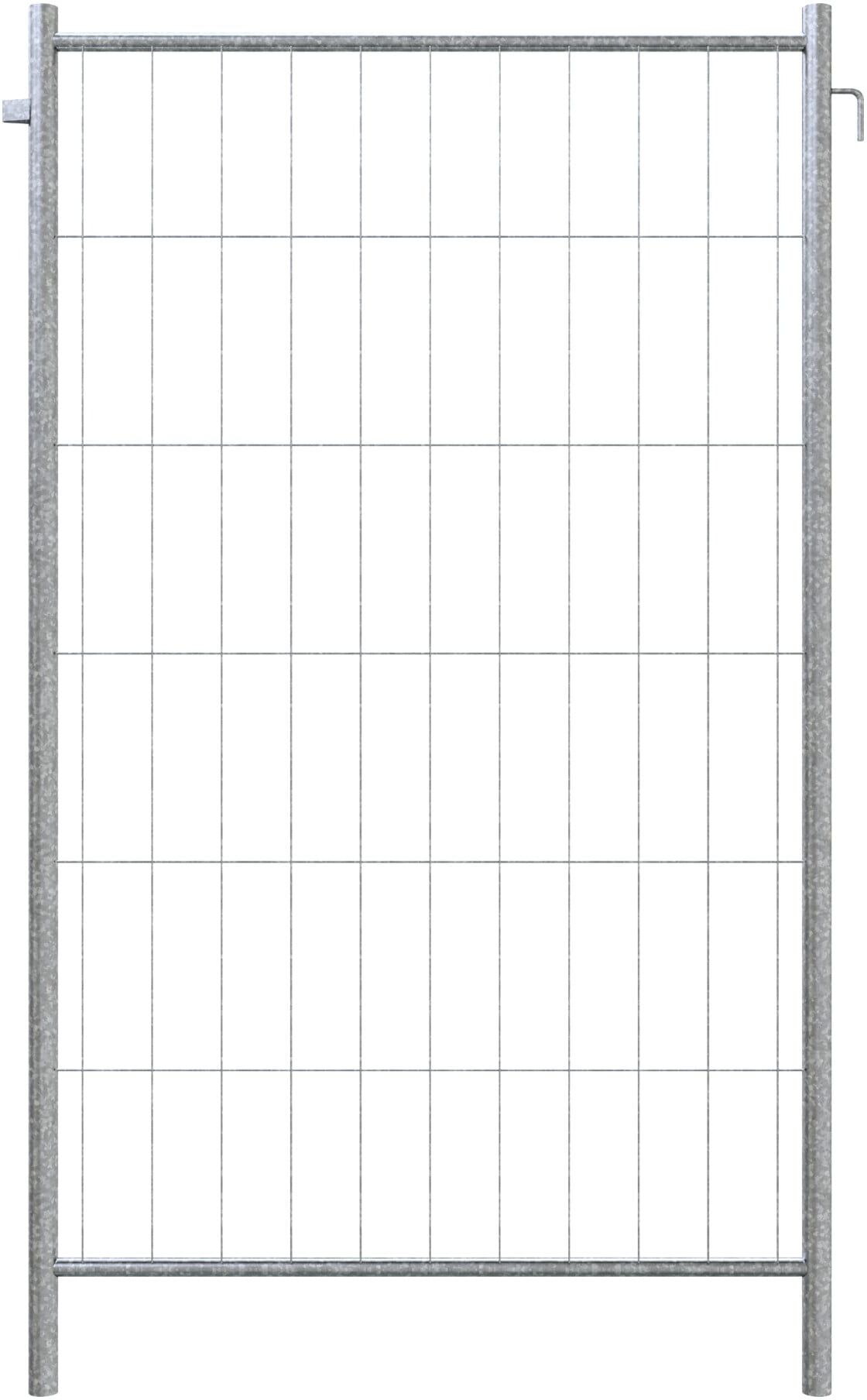 Schake Mobil-Bauzaun Ausgleichselement Profi H2,00xL1,20m, Ausgleichselement mit Haken und Ösen, Breite 1,20 m, Höhe 2,00 m (3B2013H)