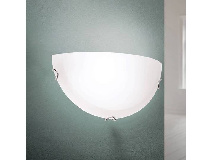 ORION Wandlampe Agada, dimmbar, weiß / opal, für Wohn- / Esszimmer, Glas, Modern, Wandleuchte, Wandlampe Innen