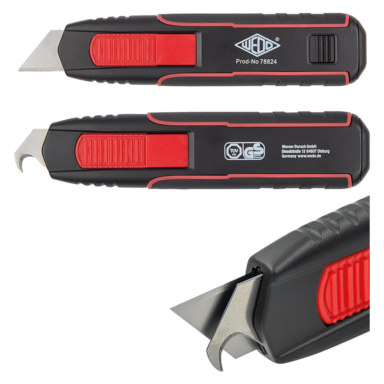 Wedo Safety Double Side Cuttermesser schwarz 19 mm (Cutter) (78824)