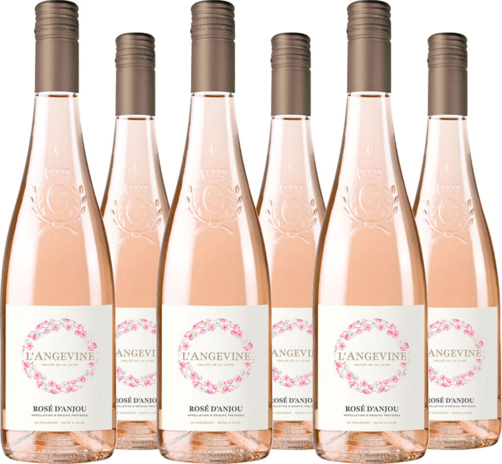 6er Vorteilspaket L'Angevine - Rosé d'Anjou AOP 2025 Les Caves de L'Angevine