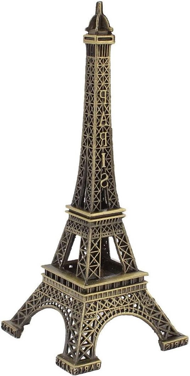 Provento Eiffeltoren Beeldje in Vintage Stijl - Parijse Decoratie - Hoogte: 13 cm