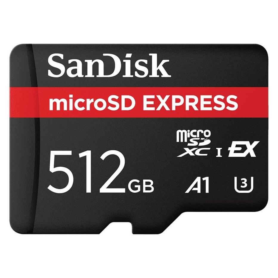 Sandisk Express (512 GB, microSD Express, U3, UHS-I) (SDSQXFN-512G-GN4NN)