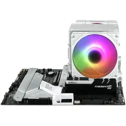 Scythe Mugen 6 Dual Fan White ARGB Edition (weiss, 120 mm) (154 mm), CPU Kühler, Weiss