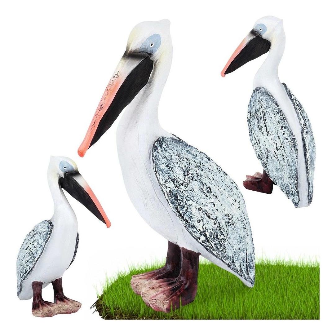 ProGarden Gartenfigur "Pelikan" - Vogel für den Garten, 20,5 x 10,5 x 28,5 cm (64821852)