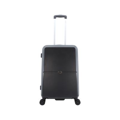 Koffer ELLE "CHIC", Gr. B/H/T: 44cm x 67cm x 29cm, grau, unifarben, Koffer, mit praktischem TSA-Schloss