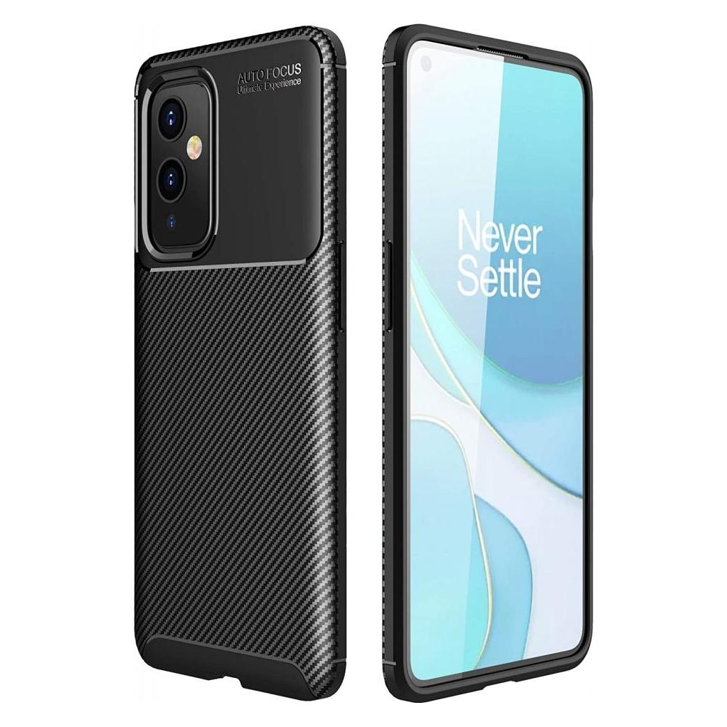 Screenguard OnePlus 9 Hülle Carbon Design TPU Case (OnePlus 9) (00028332)