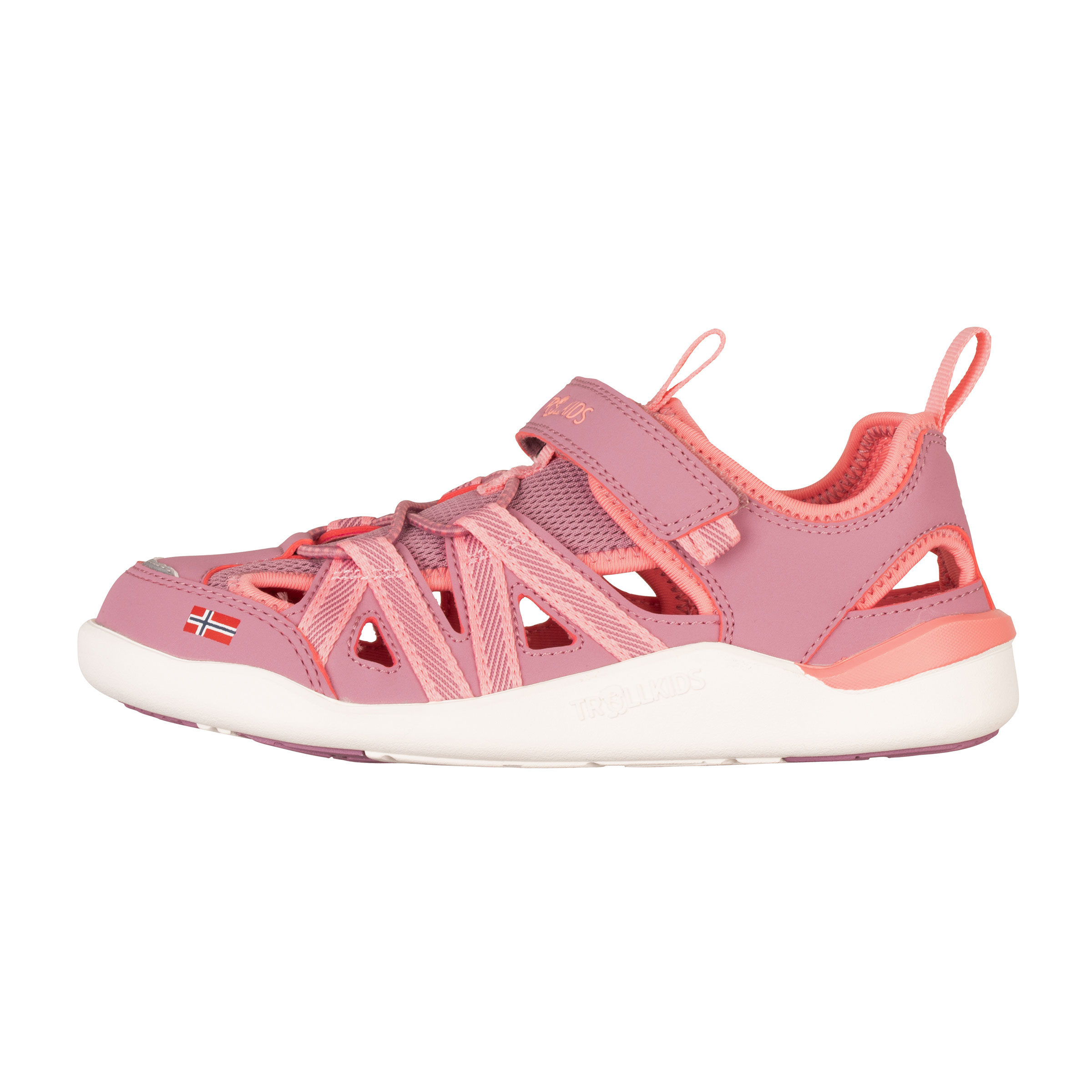 Trollkids Saltfjord Sandale Kinder Barfußschuhe rosa Größe 32 Lifestyle Schnell trocknend