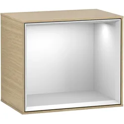 Villeroy & Boch Regalmodul Finion G580MT mit Beleuchtung, Oak Veneer, 418x358x270mm