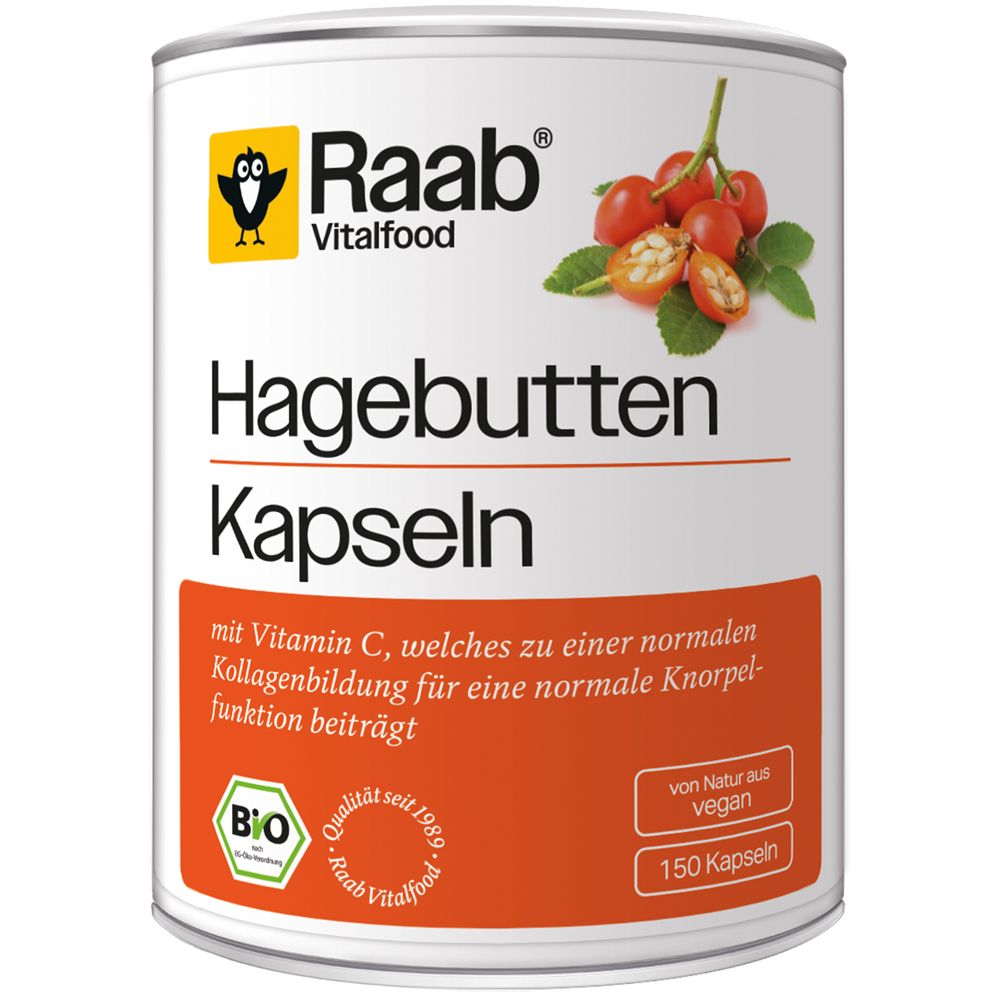Raab Vitalfood Hagebutte Bio Kapseln 150 St