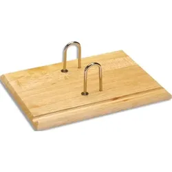 Wonday Sockel für Kalendarien, aus Holz, Bügel aus Metall