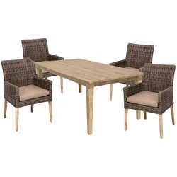 Sitzgruppe NORVELL/ VISALIA, 5-tlg.