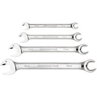 Red Maulratschen-Ringschlüssel-Satz, offen, 4-teilig, Schraubenschlüssel chrom