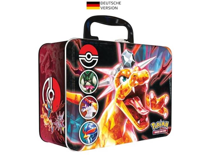 Pokémon-Sammelkartenspiel: Sammelkoffer (Herbst 2023): Maskagato, Skelokrok und Bailonda (3 holografische Promokarten und 6 Boosterpacks)
