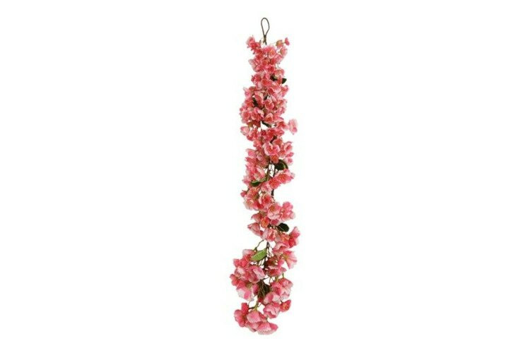 Countryfield zijden Phalaenopsis hangende bloem roze, 95 cm