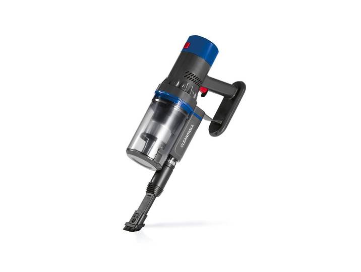 CLEANMAXX Akku-Hand-und Stielstaubsauger CLEANmaxx Akku-Hand- und Stielsauger Grau / Blau , blau, B:22cm H:110cm, Akkusauger, Akku-Hand-und Stielstaubsauger