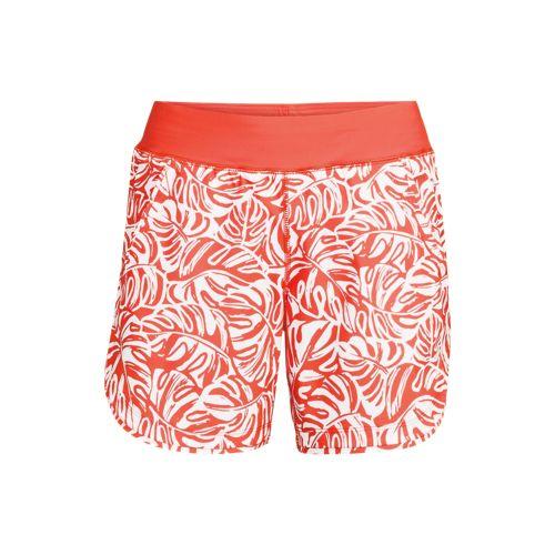 Badeshorts für Damen in Plus-Größe, Damen, size: plus, Orange, Nylon-Mischung, by Lands' End