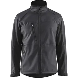 Softshelljacke "4950" - XXL - mittelgrau/schwarz