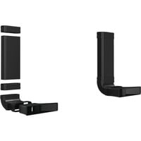1x L-Bogen HEZ9VDKR2, für Umluft-Set, Rohr schwarz, 6-teiliges Set