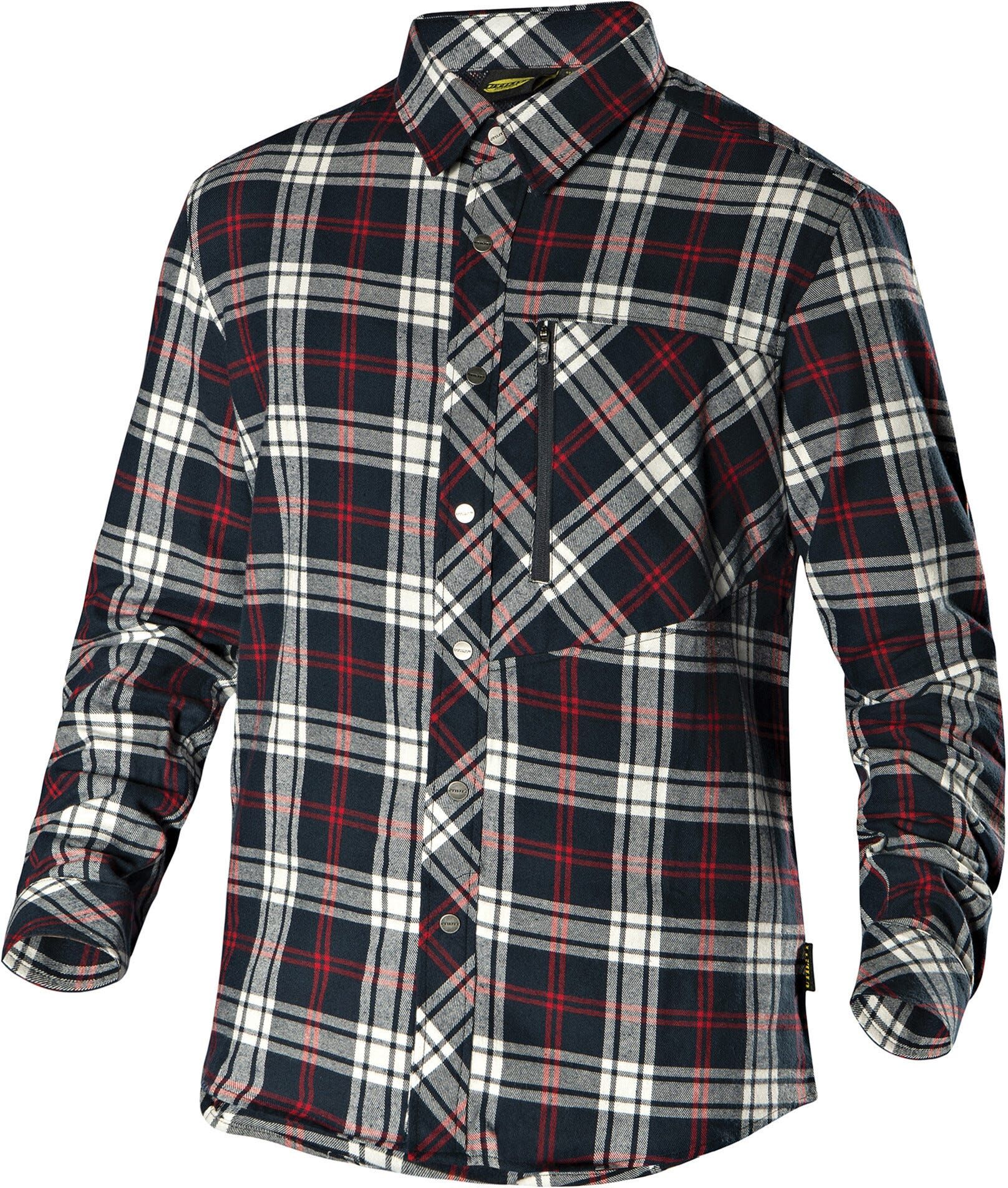 Diadora CAMICIA CORTINA  TAGLIA XL SCOZZESE BLU BIANCA ROSSA COTONE TRASPIRANTE