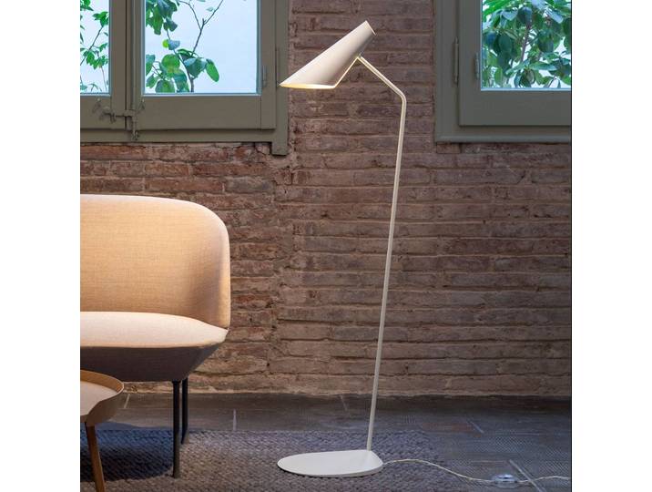 Vibia Designer Stehlampe I.Cono, weiß / opal, für Wohn- / Esszimmer, Kunststoff, Skandinavisch, Stehlampe