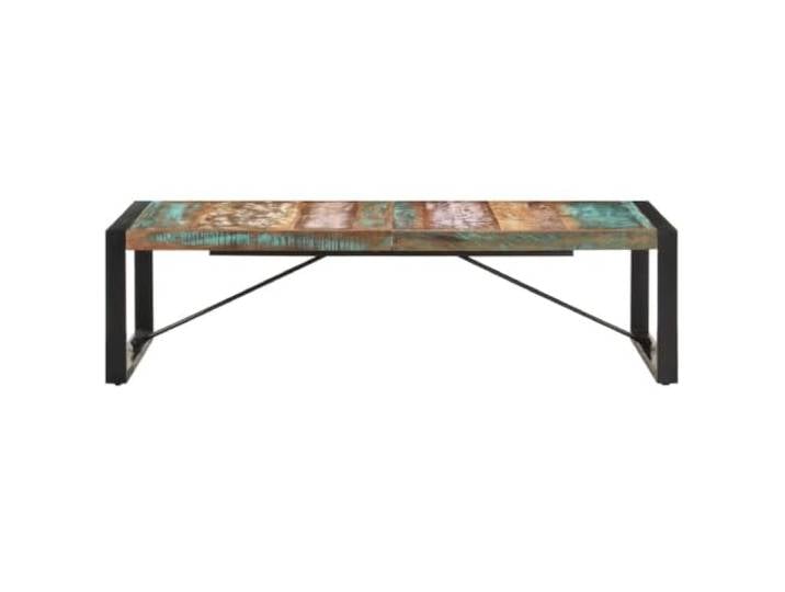 HKLGBVCR Industrieller Couchtisch, 140 x 70 x 40 cm, aus recyceltem Massivholz