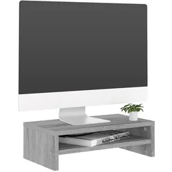 vidaXL Dorrener, Monitor Erhöhung, Grau