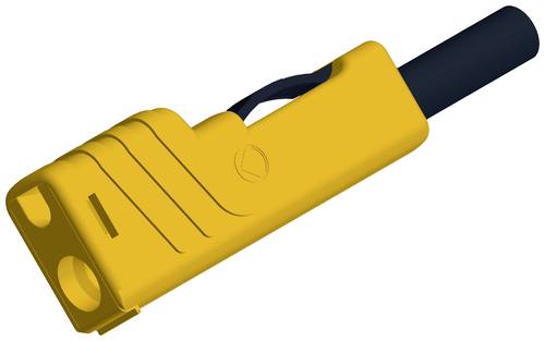 Hirschmann Test & Measurement SLS 200 Laborstecker Stecker, gerade Stift-Ø: 4mm Gelb 1St.