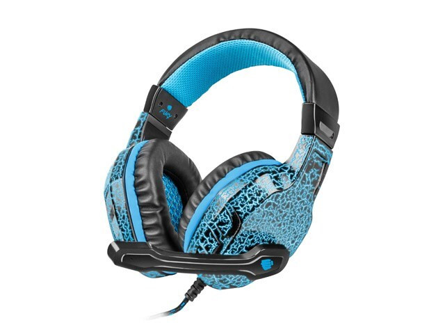 Fury Hellcat gaming hoofdtelefoon met microfoon - Blauw