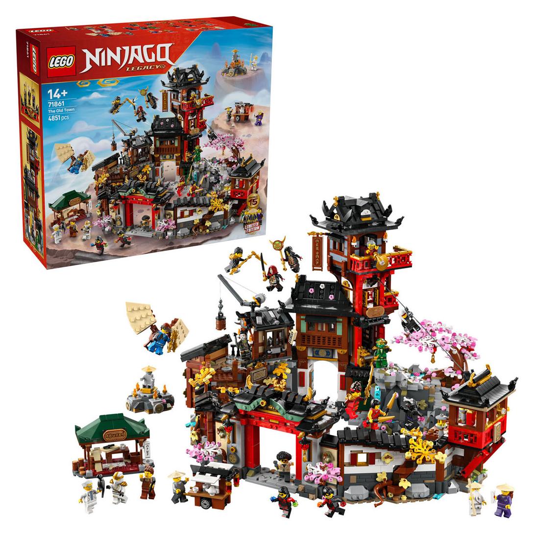 LEGO NINJAGO 15-jähriges Jubiläum der Alten Stadt, Bausatz, 14 Jahr(e), Kunststoff, 4851 Stück(e), 6,31 kg