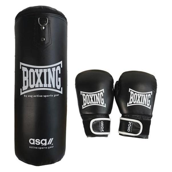 Asg Boksest Junior 18 kg. - Sort/Hvid (ASG4451IONE SIZE)