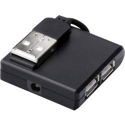 Digitus DA-70217 USB-Hub 4 Port USB-A USB 2.0 480 MBit/s Schwarz DA-70217