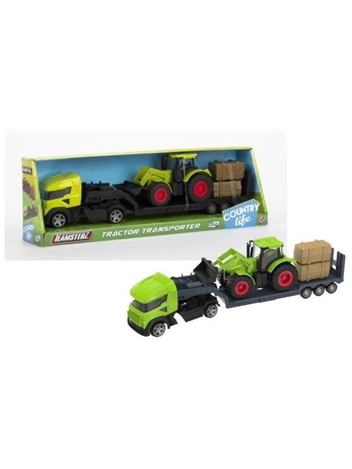 Teamsterz Country Life Die-Cast Tractor Transporter