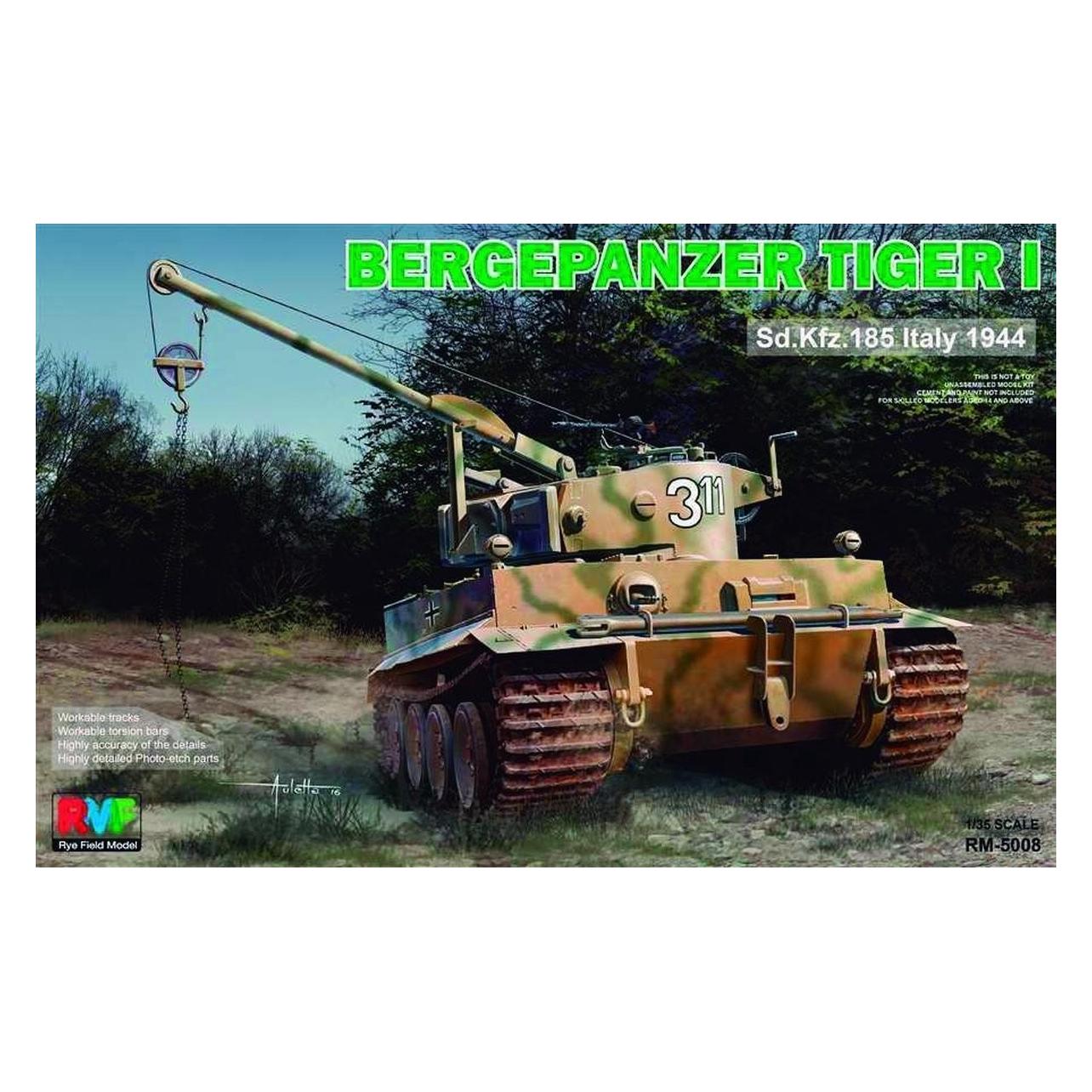 Rye Field Model Bergepanzer Tiger I Sd.Kfz.185 Italy1944 (RM-5008)