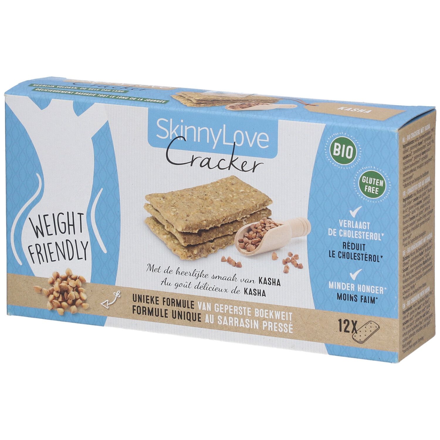 SkinnyLove Cracker Kasha Bio 180 g Kekse