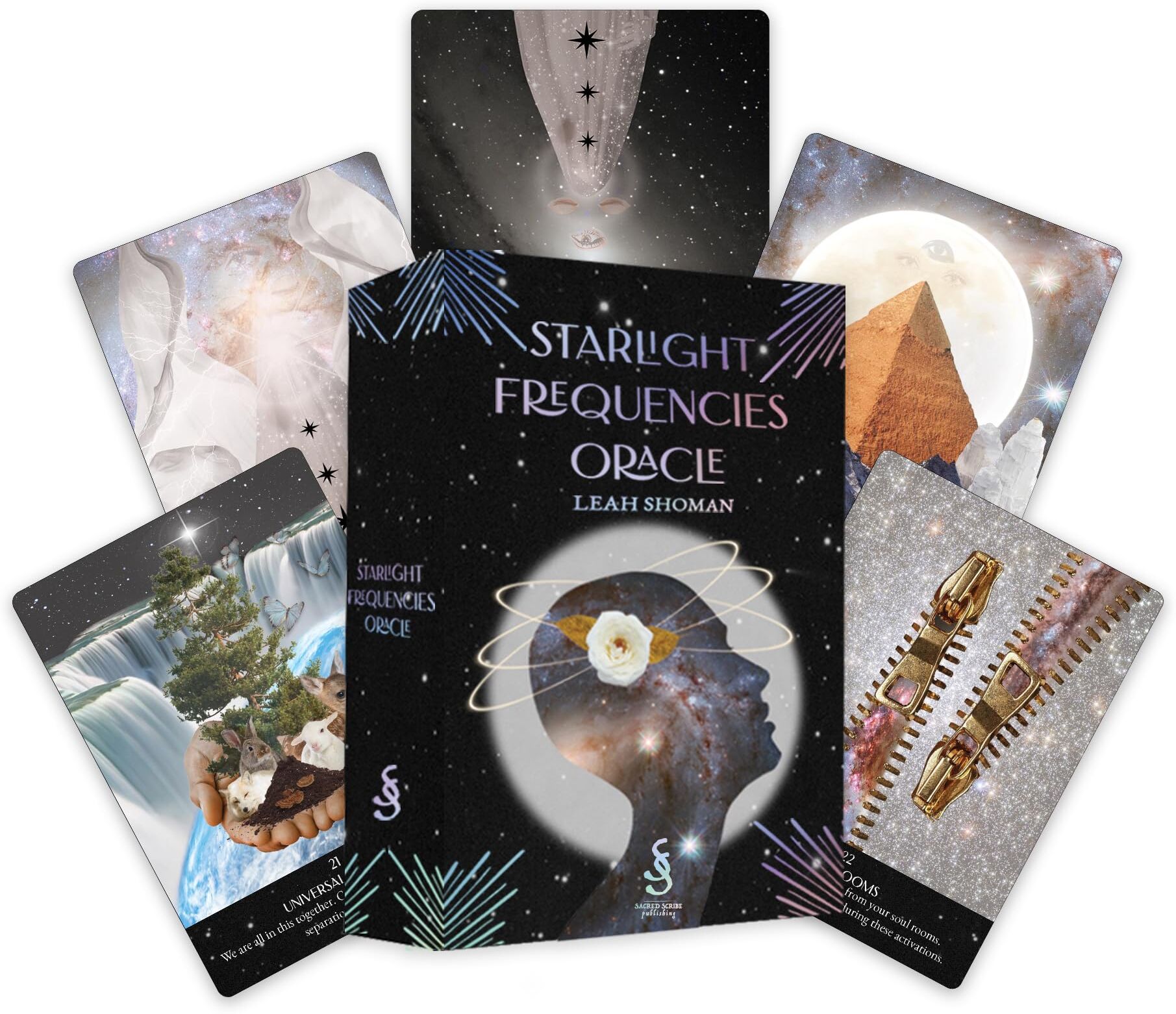 Leah Shoman - Starlight Frequencies Oracle: The Knowledge You Seek Is Seeking You (44 Full-color Cards and 60-page Guidebook) - Preis vom 30.09.2026 09:01:18 h