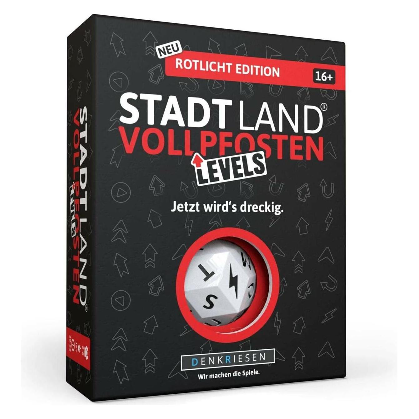 Denkriesen Stadt Land Vollpfosten - Levels Rotlicht Edition (d) (Deutsch, 2 - 6 Spieler) (102207)