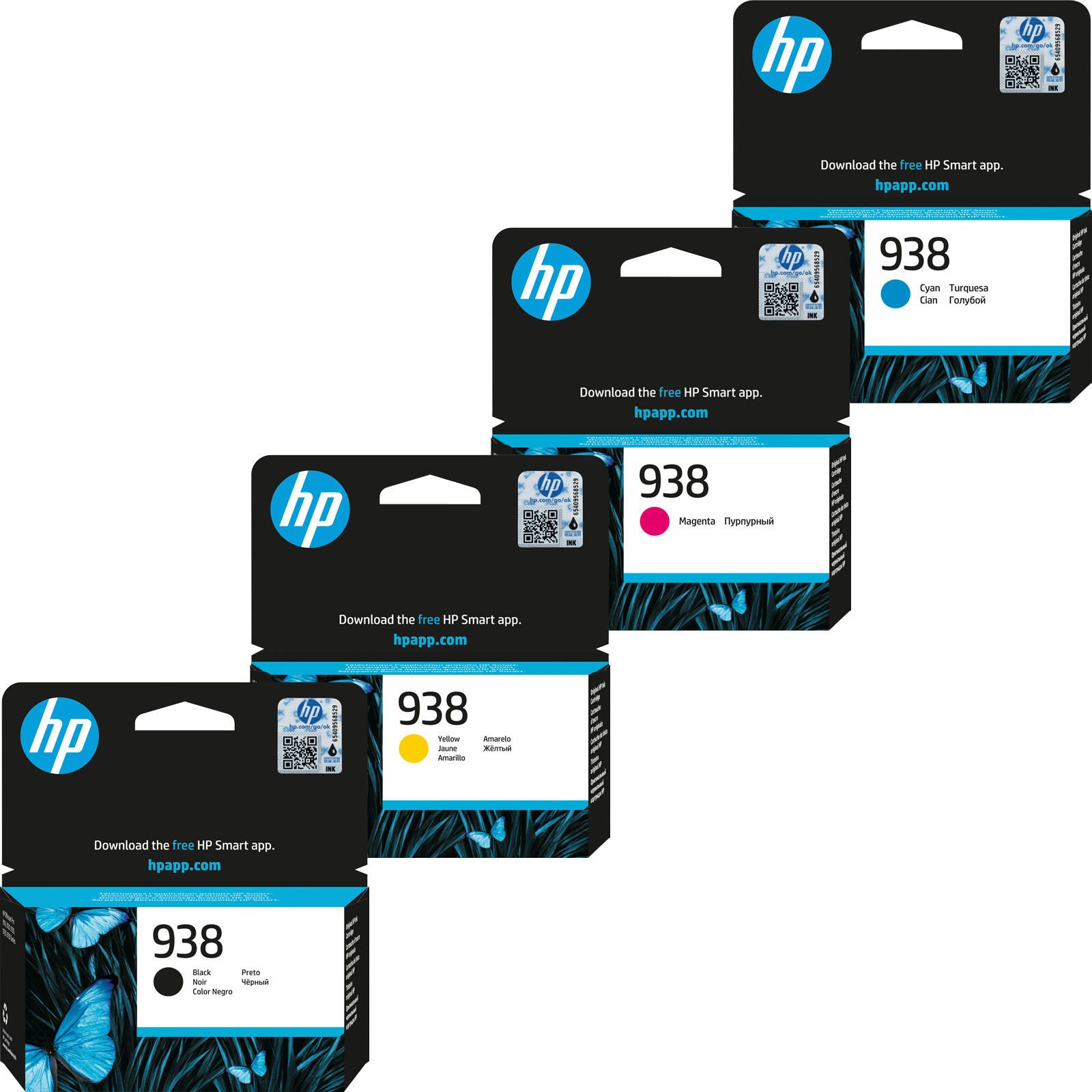 HP Inc. HP Original 938 Druckerpatronen - 4er Multipack CMYK OP938set