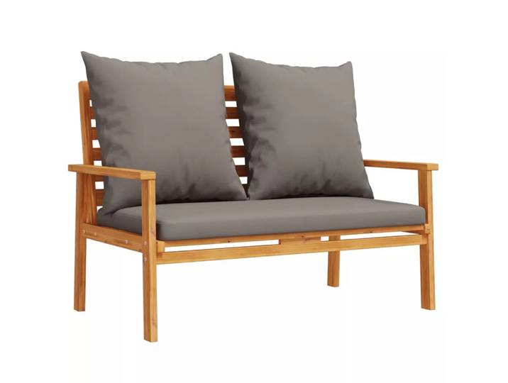 VidaXL - Gartensofa akazienholz, One Size, Grau
