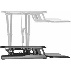 EQUIP Ergo Schreibtischaufsatz schwarz